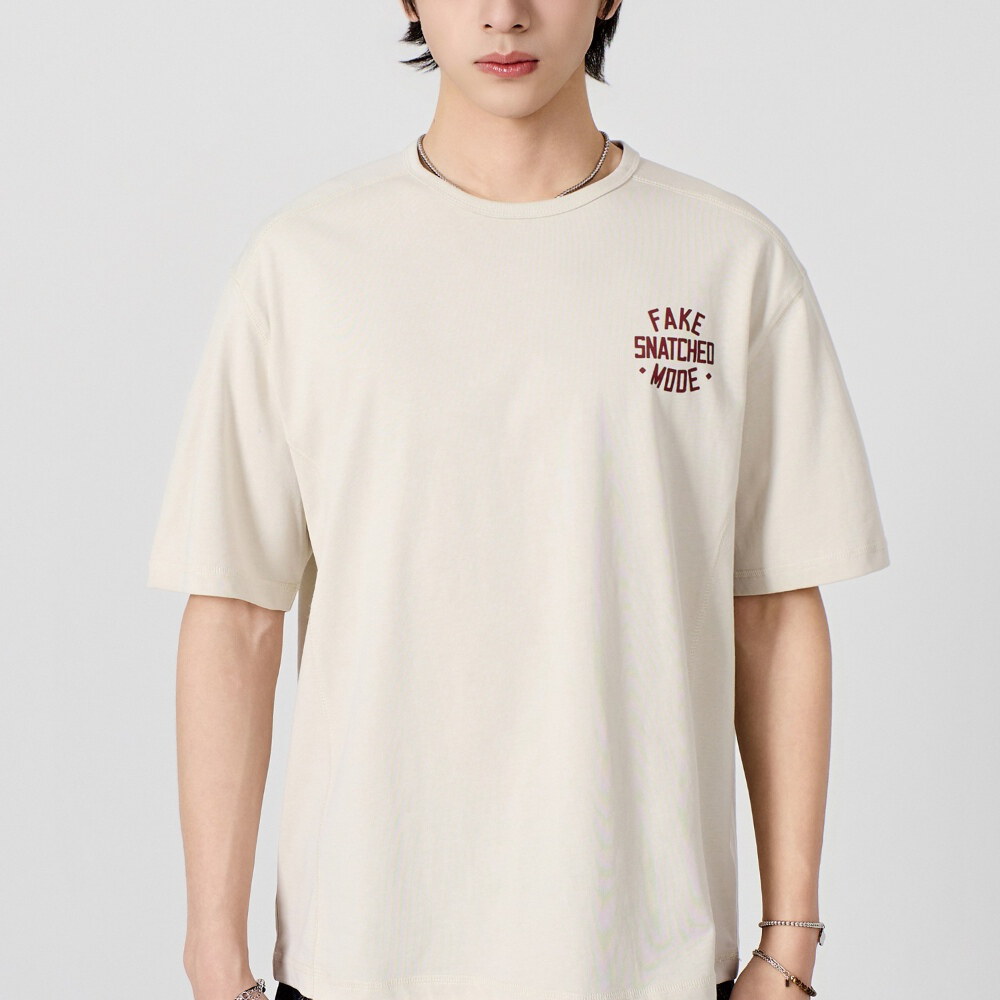 印花短TEE SNATCHED CROP SHORT SLEEVE T-SHIRT
