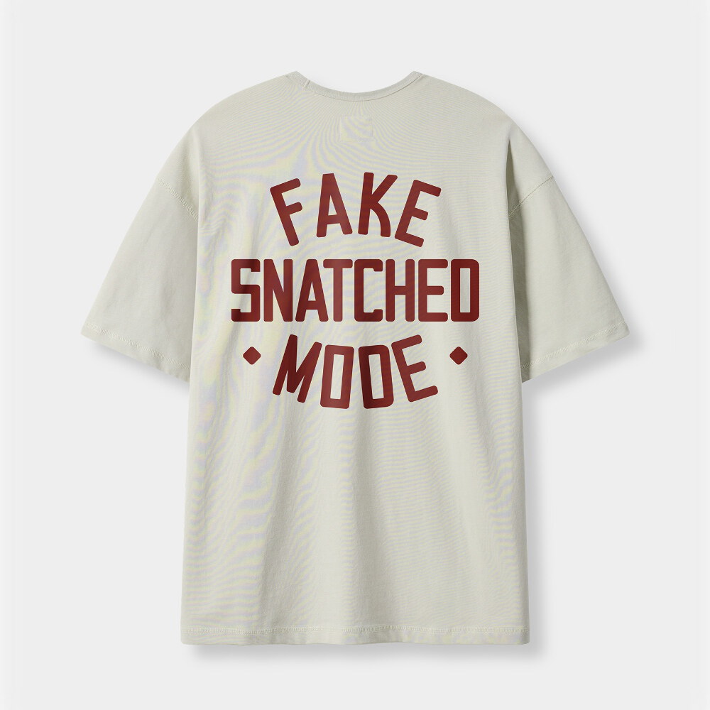 印花短TEE SNATCHED CROP SHORT SLEEVE T-SHIRT