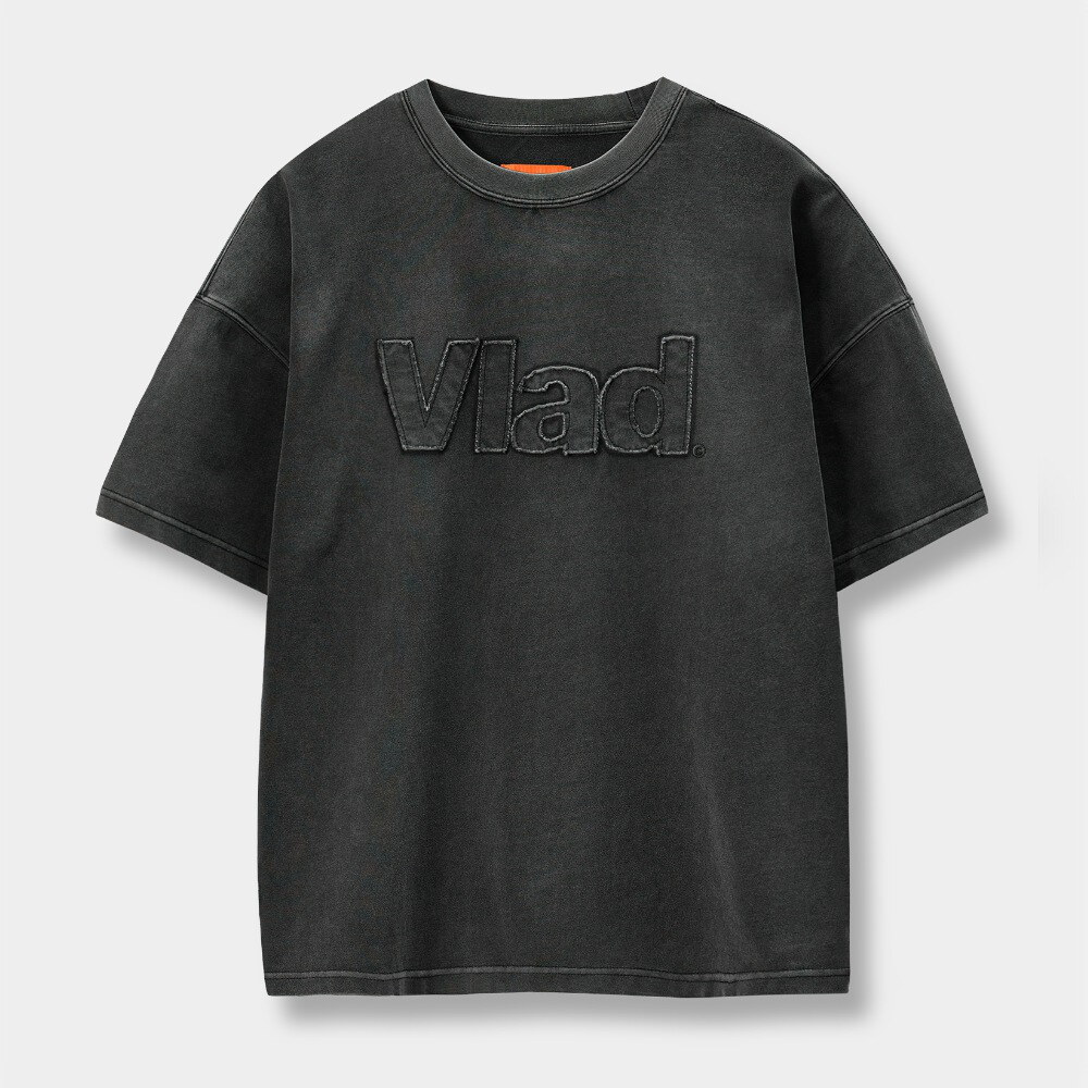 剪裁貼花短TEE VLAD CUT-OFF APPLIQUE SHORT SLEEVE T-SHIRT