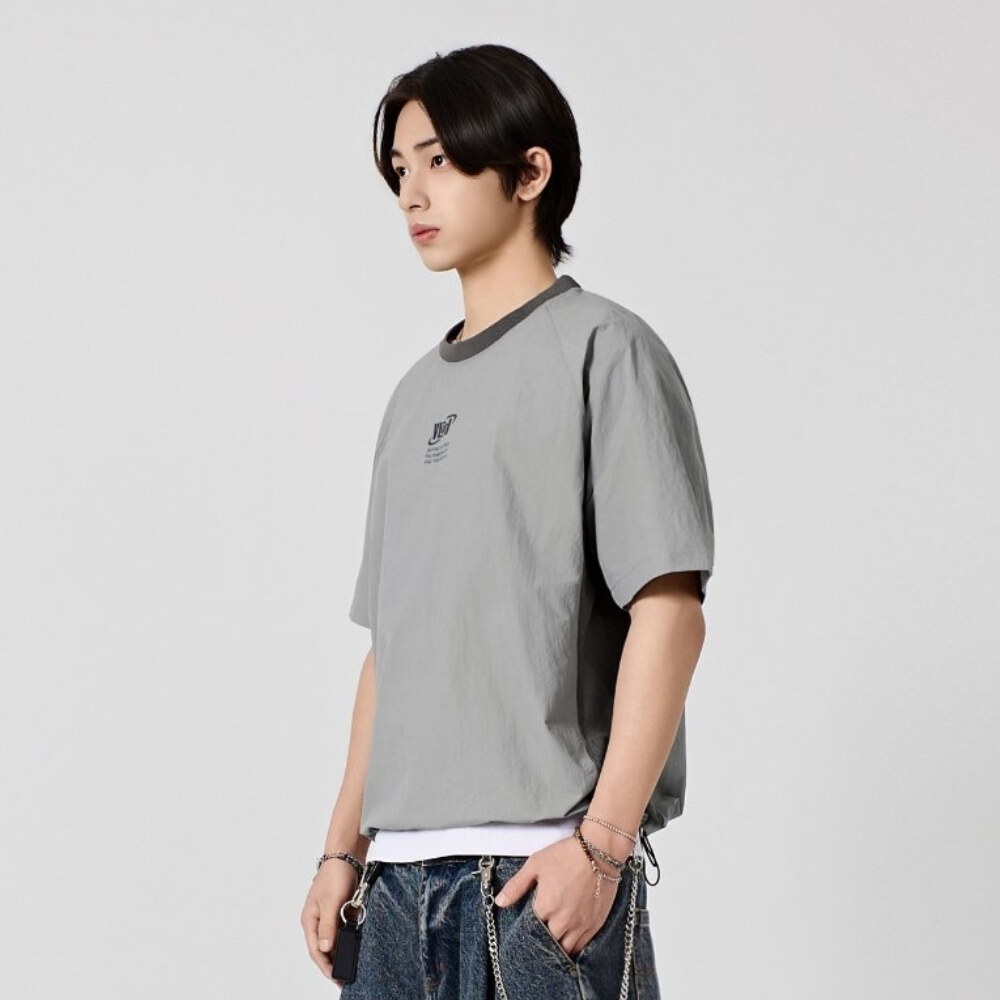 拼接尼龍短TEE VLAD NYLON CORE HALF T-SHIRT