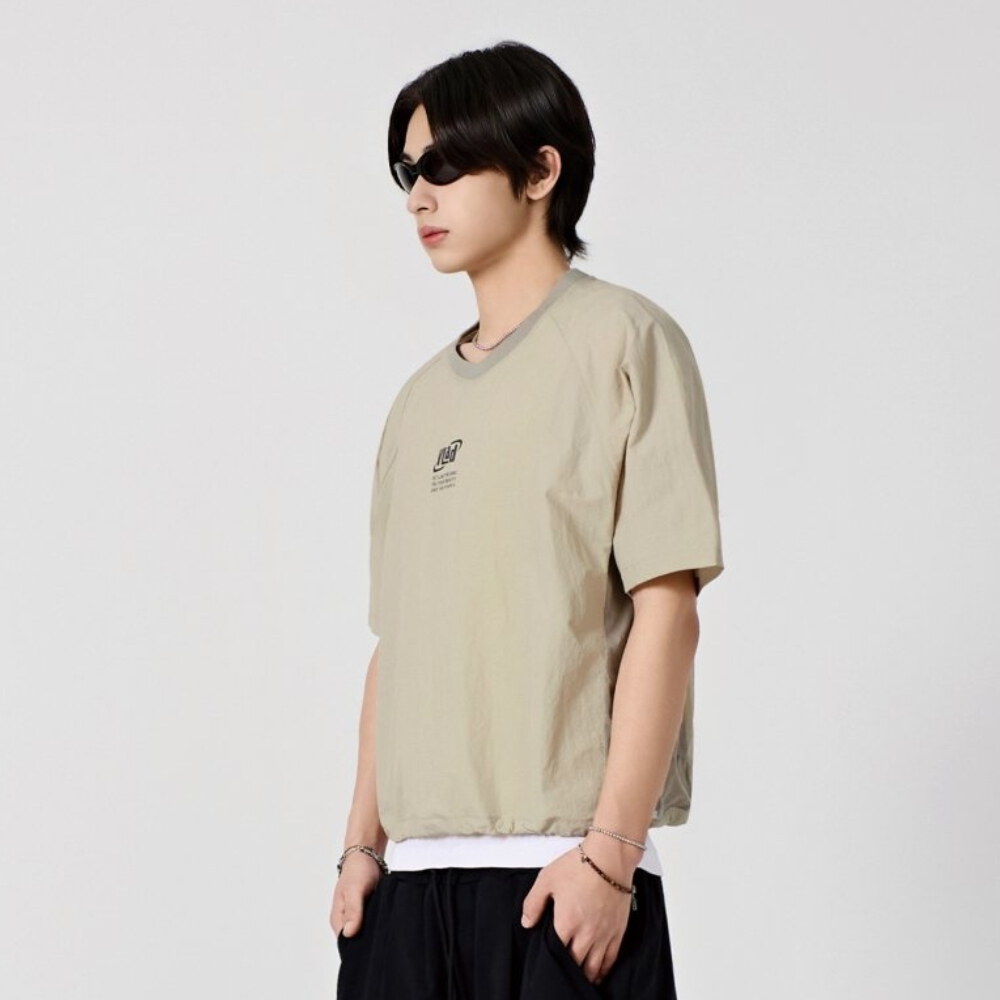 拼接尼龍短TEE VLAD NYLON CORE HALF T-SHIRT
