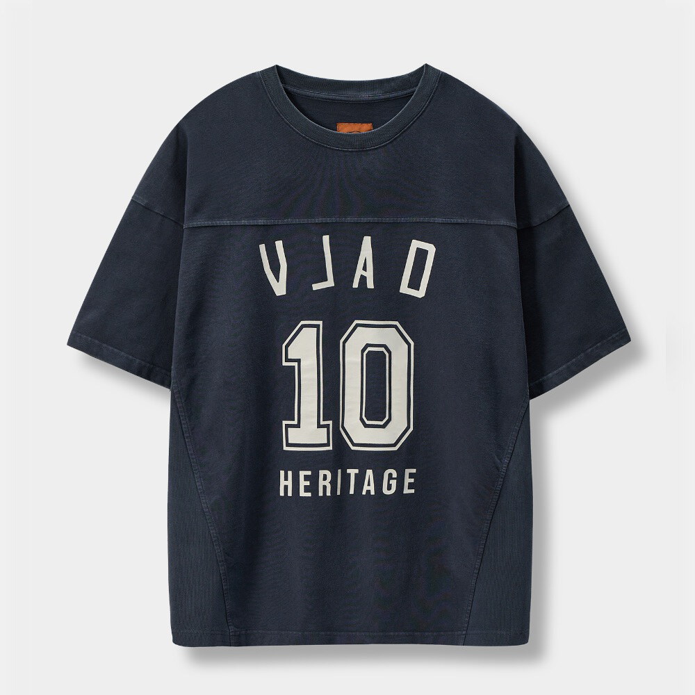 印花短TEE TURNOVER ARTWORK LOGO RUGBY JERSEY SHORT SLEEVE T-SHIRT