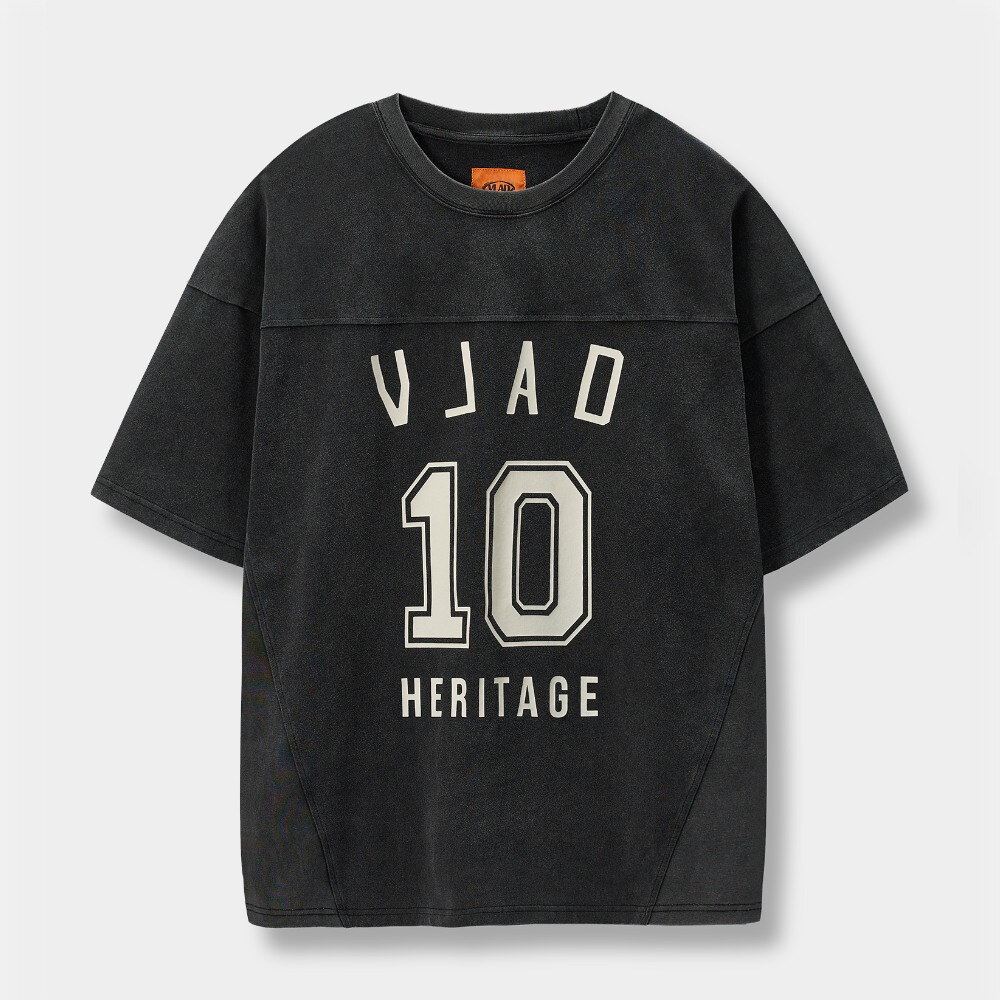 印花短TEE TURNOVER ARTWORK LOGO RUGBY JERSEY SHORT SLEEVE T-SHIRT