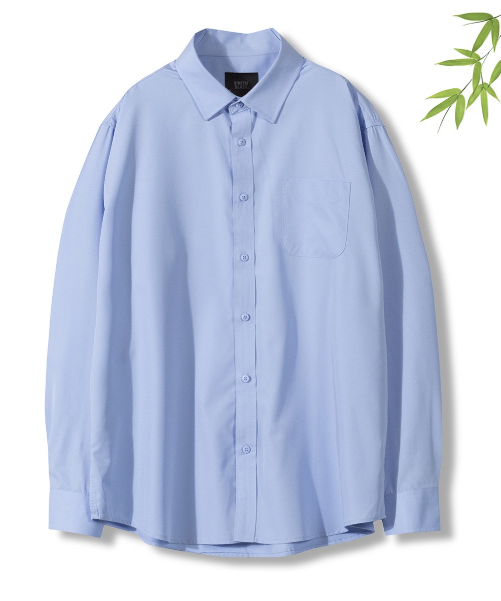 竹纖混紡寬鬆長袖襯衫 Bamboo OVERSIZED DRESS SHIRTS
