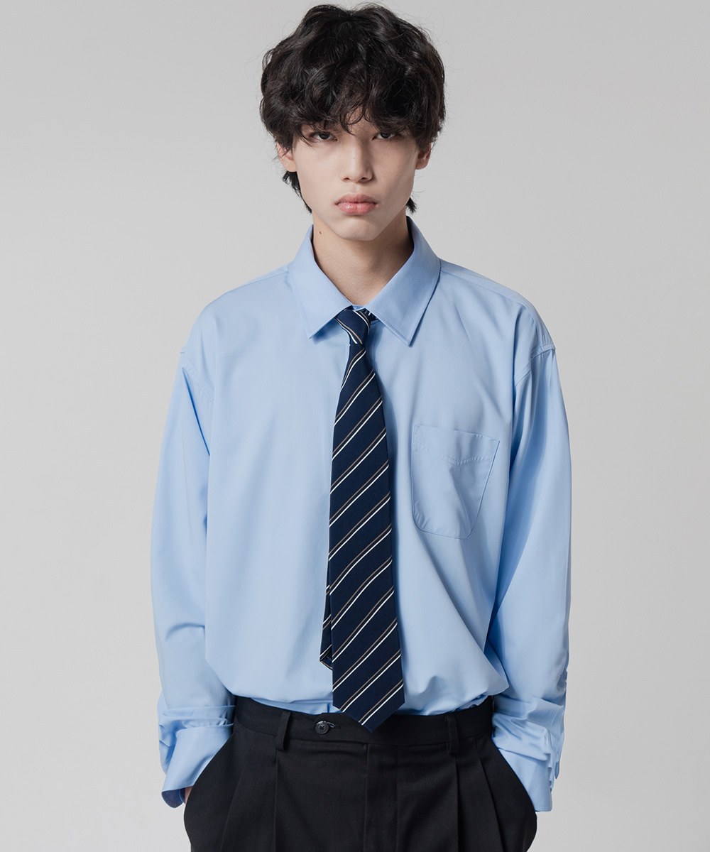 竹纖混紡寬鬆長袖襯衫 Bamboo OVERSIZED DRESS SHIRTS