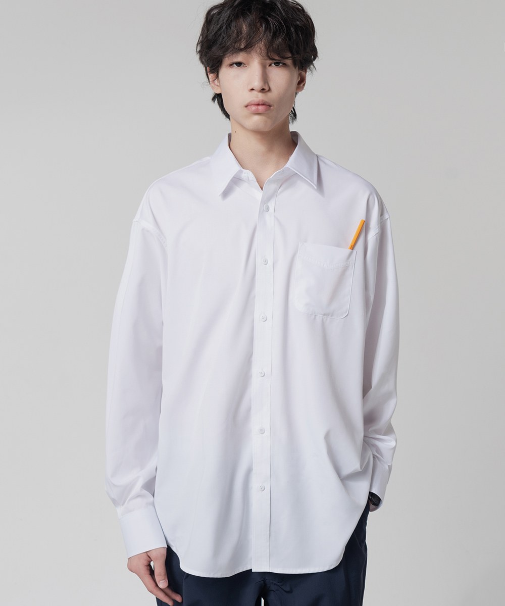 竹纖混紡寬鬆長袖襯衫 Bamboo OVERSIZED DRESS SHIRTS