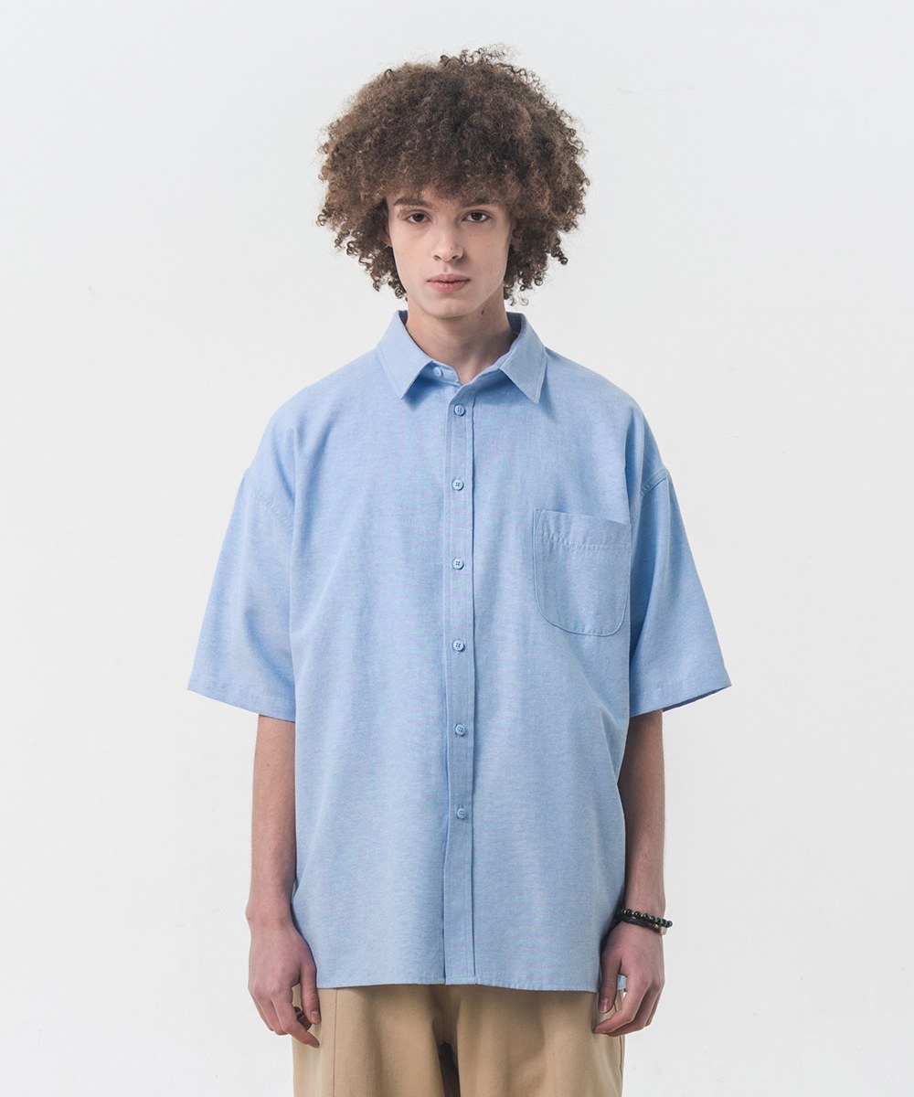 寬鬆短袖襯衫 ALL SEASON BASIC RELAXFIT HALF SHIRT