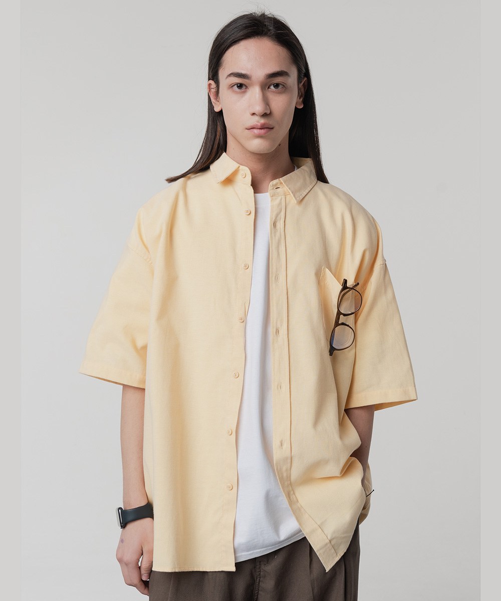 寬鬆短袖襯衫 ALL SEASON BASIC RELAXFIT HALF SHIRT