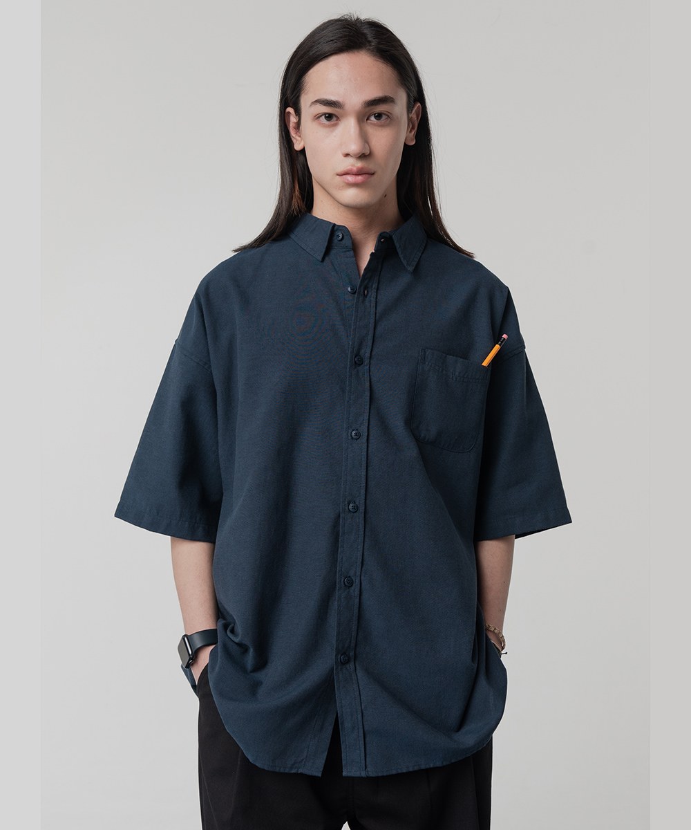 寬鬆短袖襯衫 ALL SEASON BASIC RELAXFIT HALF SHIRT