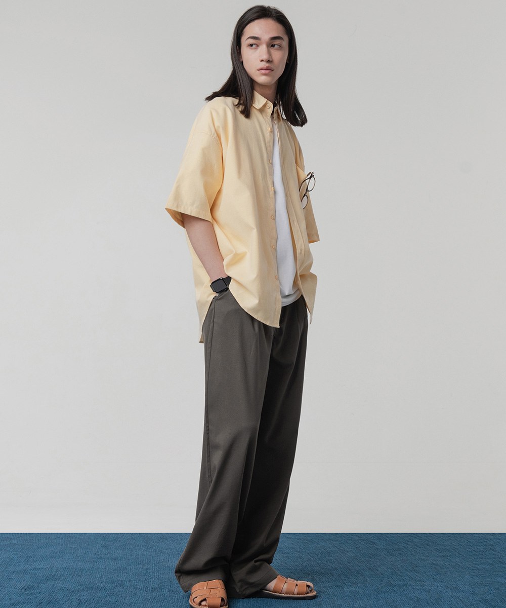 寬鬆短袖襯衫 ALL SEASON BASIC RELAXFIT HALF SHIRT