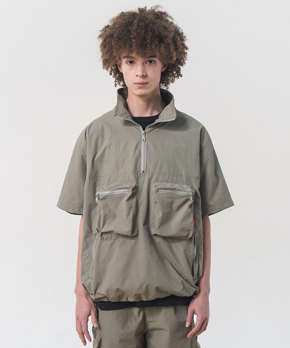 軍風口袋套頭衫 VLAD COMBAT HALF SHIRT