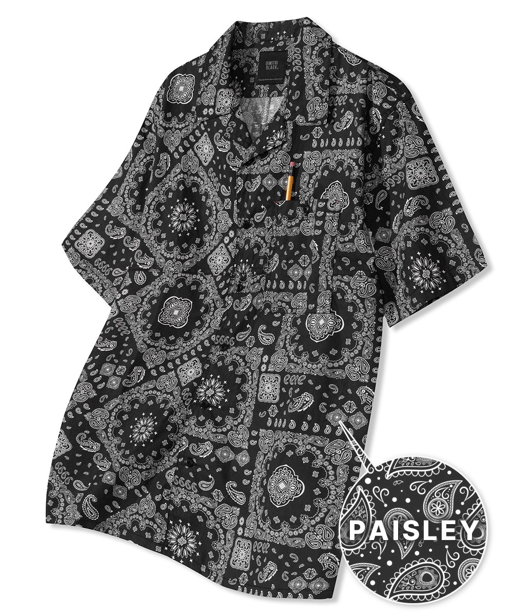 變形蟲襯衫 OBLIQUE PAISLEY SHIRT