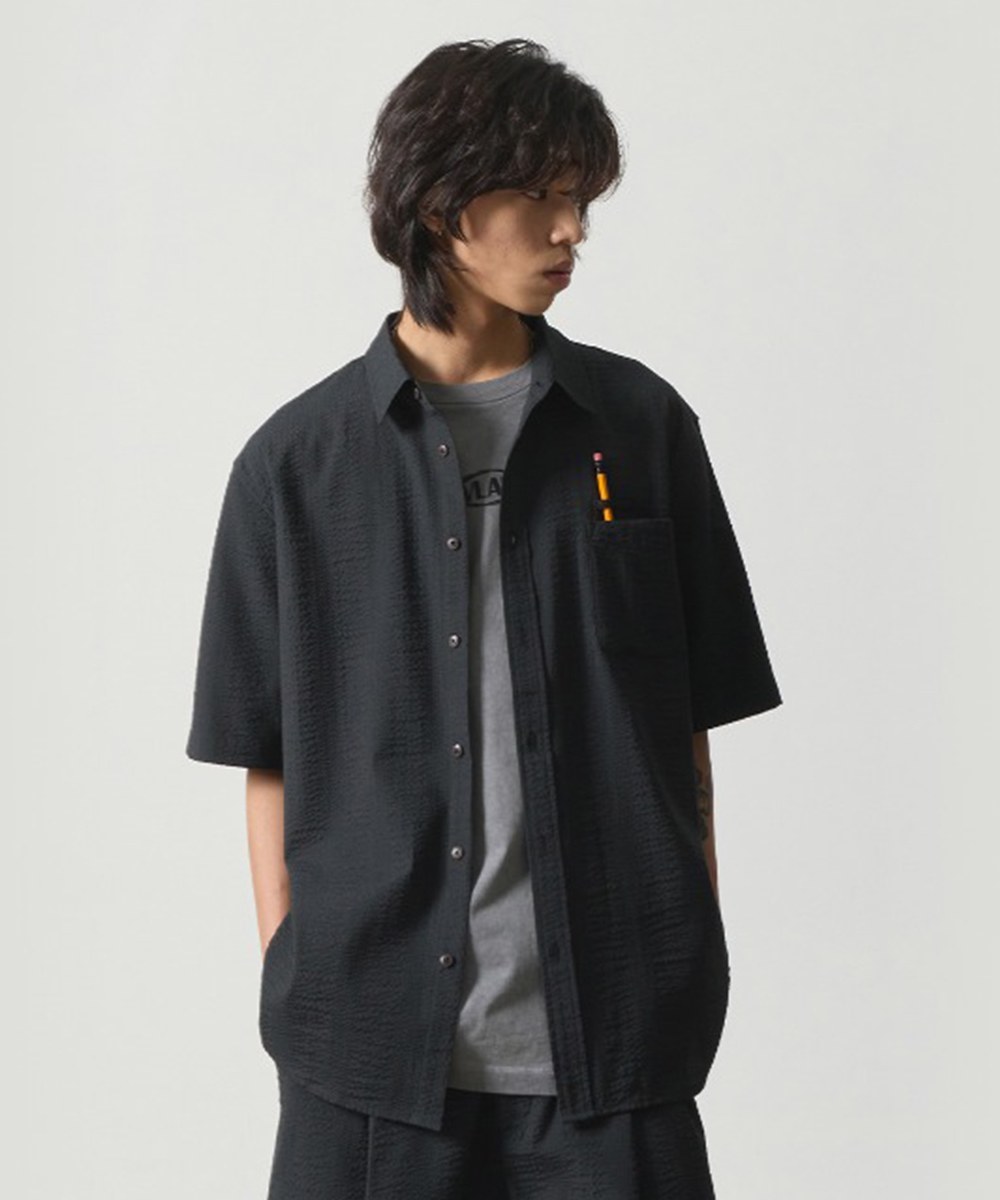 泡泡紗襯衫 SEERSUCKER HALF SHIRT