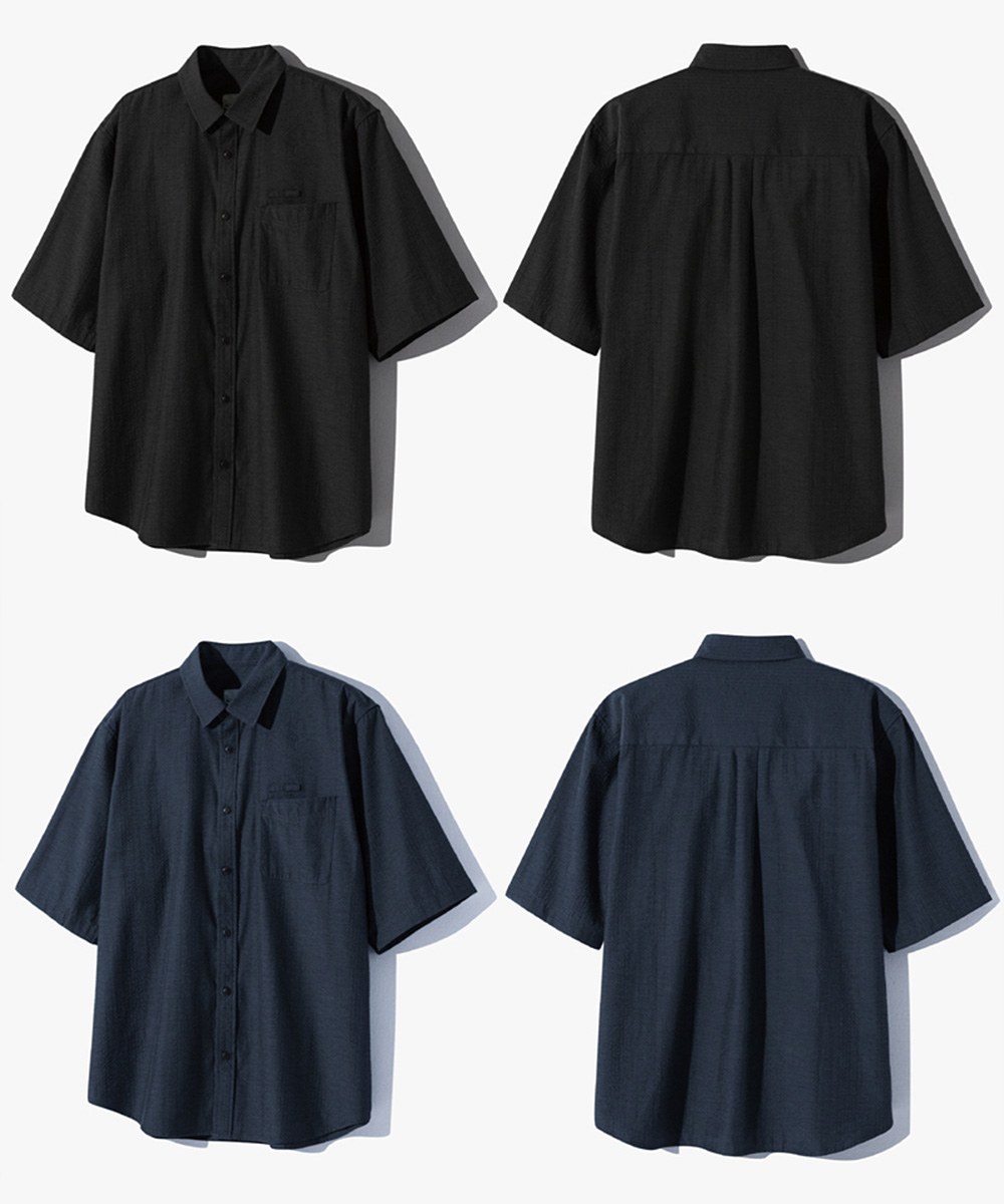泡泡紗襯衫 SEERSUCKER HALF SHIRT