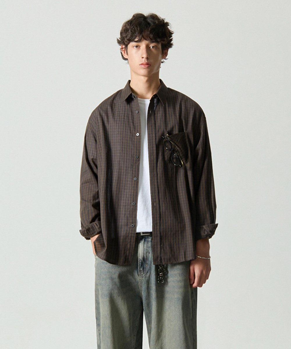 格紋襯衫 ASI ESSENTIAL FLAID CHECKERED SHIRT