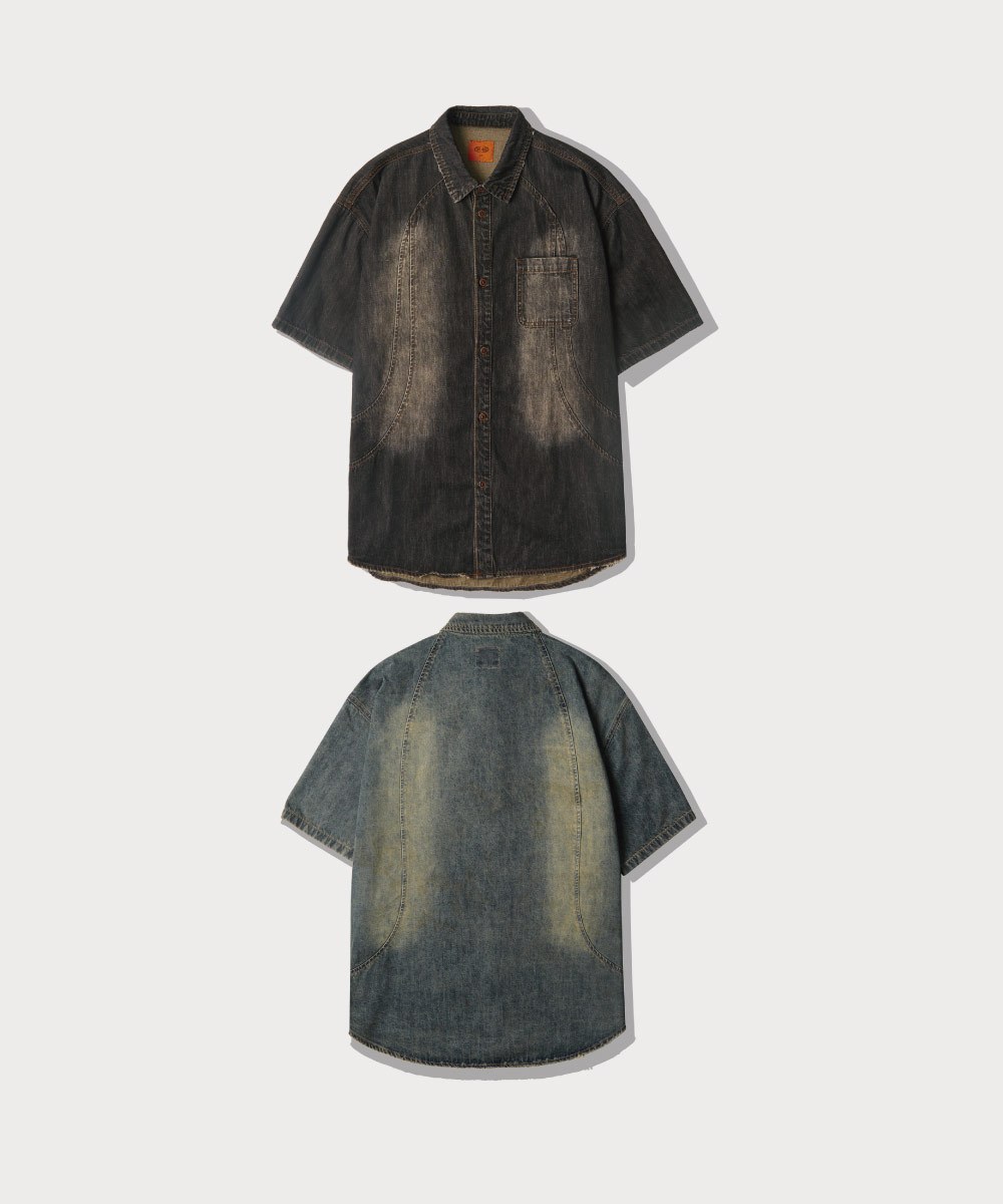 牛仔襯衫 DENIM HALF SHIRT