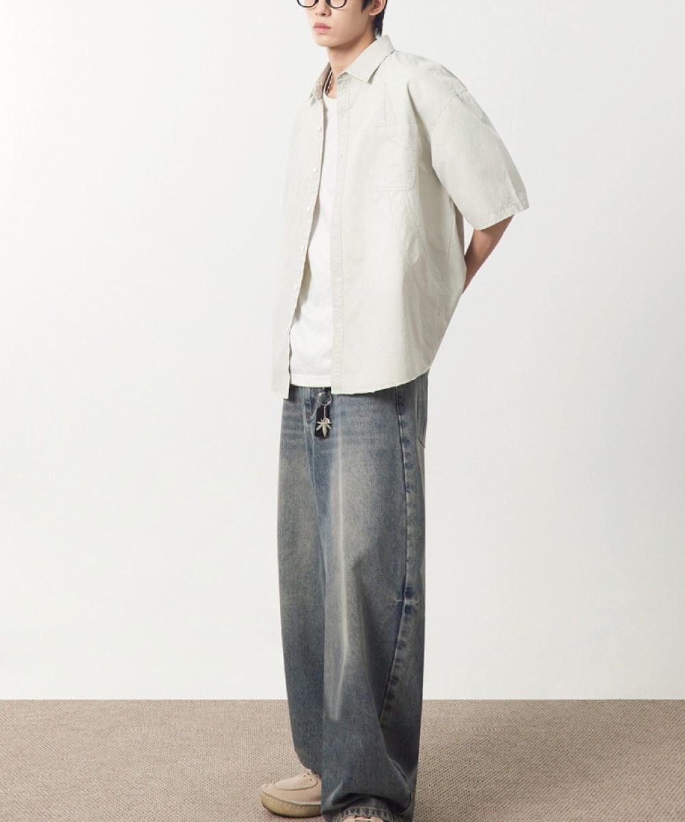 短袖襯衫 COTTON HALF SHIRT