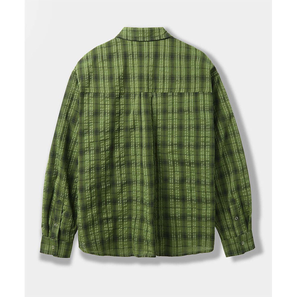 口袋格紋襯衫 ASI WRINKLE CHECK WESTERN SHIRT
