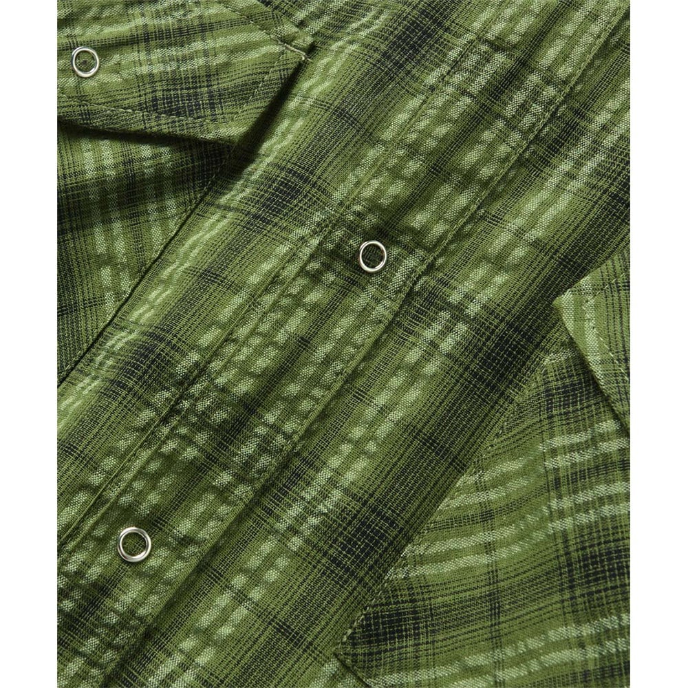 口袋格紋襯衫 ASI WRINKLE CHECK WESTERN SHIRT