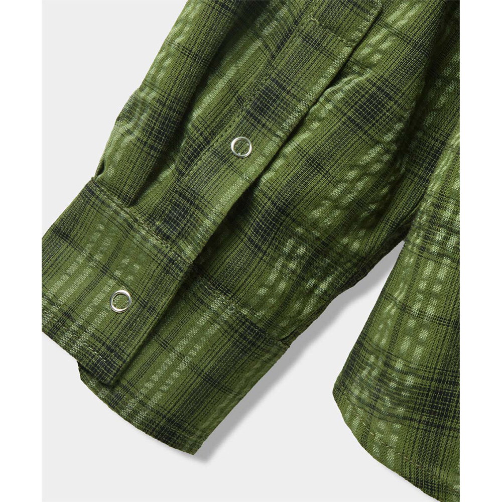 口袋格紋襯衫 ASI WRINKLE CHECK WESTERN SHIRT