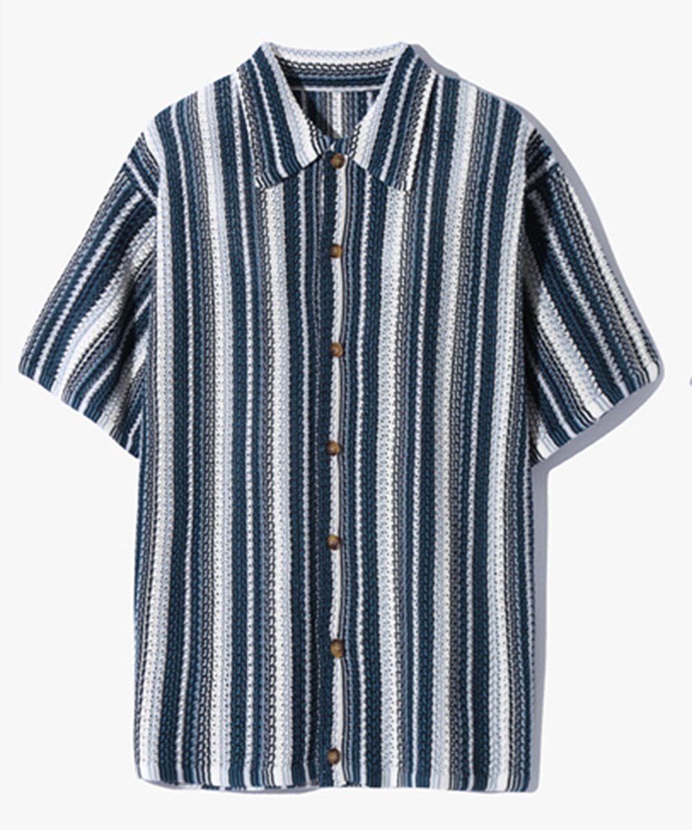 針織襯衫 HAWAIIAN CORCHE KNIT HALF SHIRT