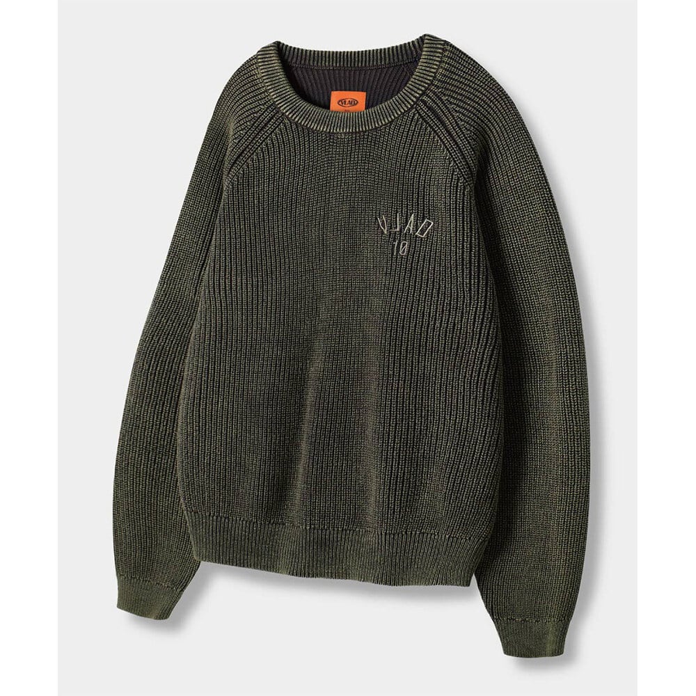 圓領針織上衣 VLAD PIGMENT RAGLAN HACHI ROUND KNIT