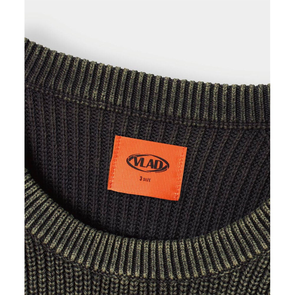 圓領針織上衣 VLAD PIGMENT RAGLAN HACHI ROUND KNIT