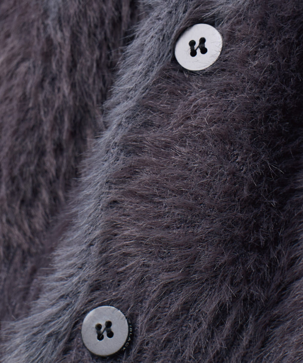 開襟針織外套 HAIRY MOHAIR CARDIGAN