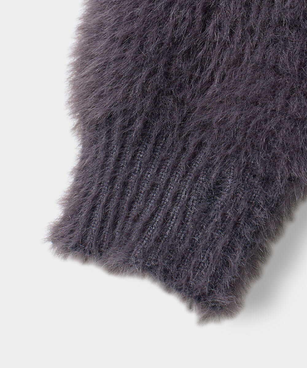 開襟針織外套 HAIRY MOHAIR CARDIGAN