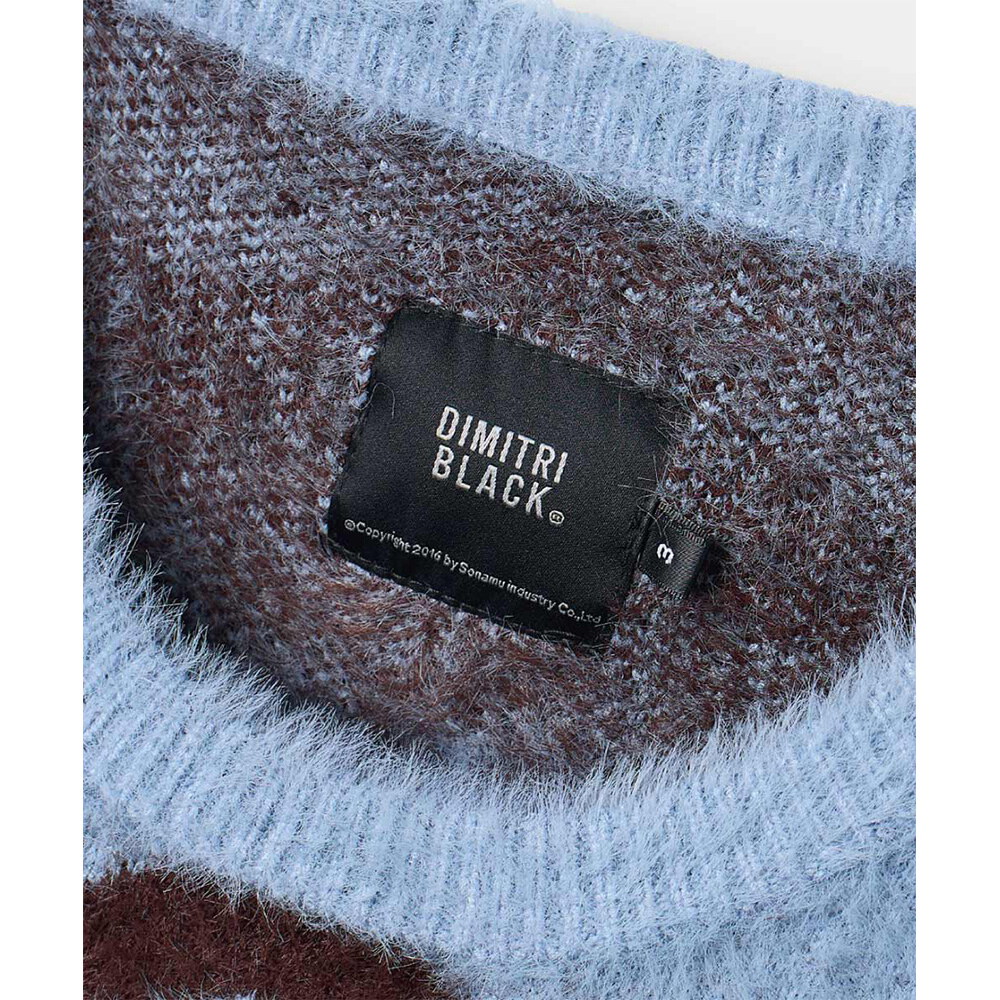 針織上衣 ESSENTIAL HAIRY ROUND KNIT WAVE