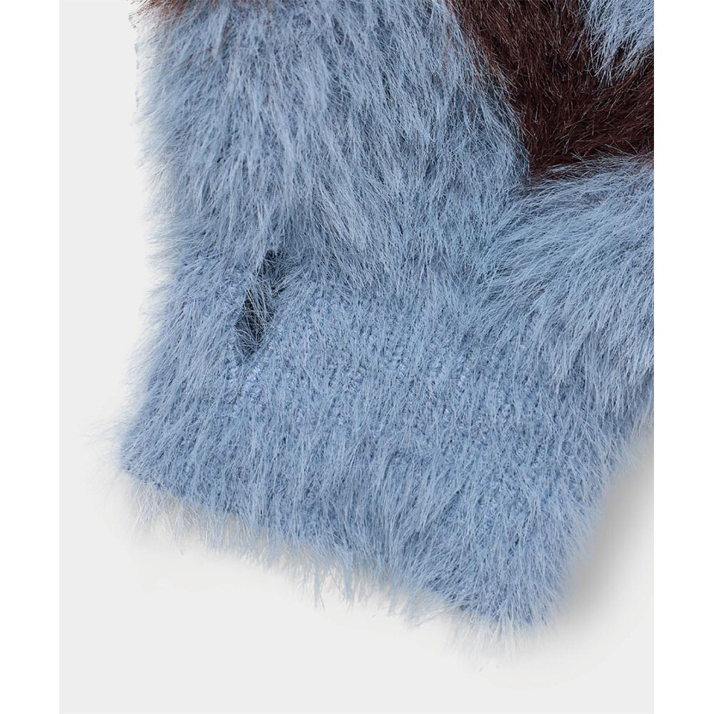 針織上衣 ESSENTIAL HAIRY ROUND KNIT WAVE