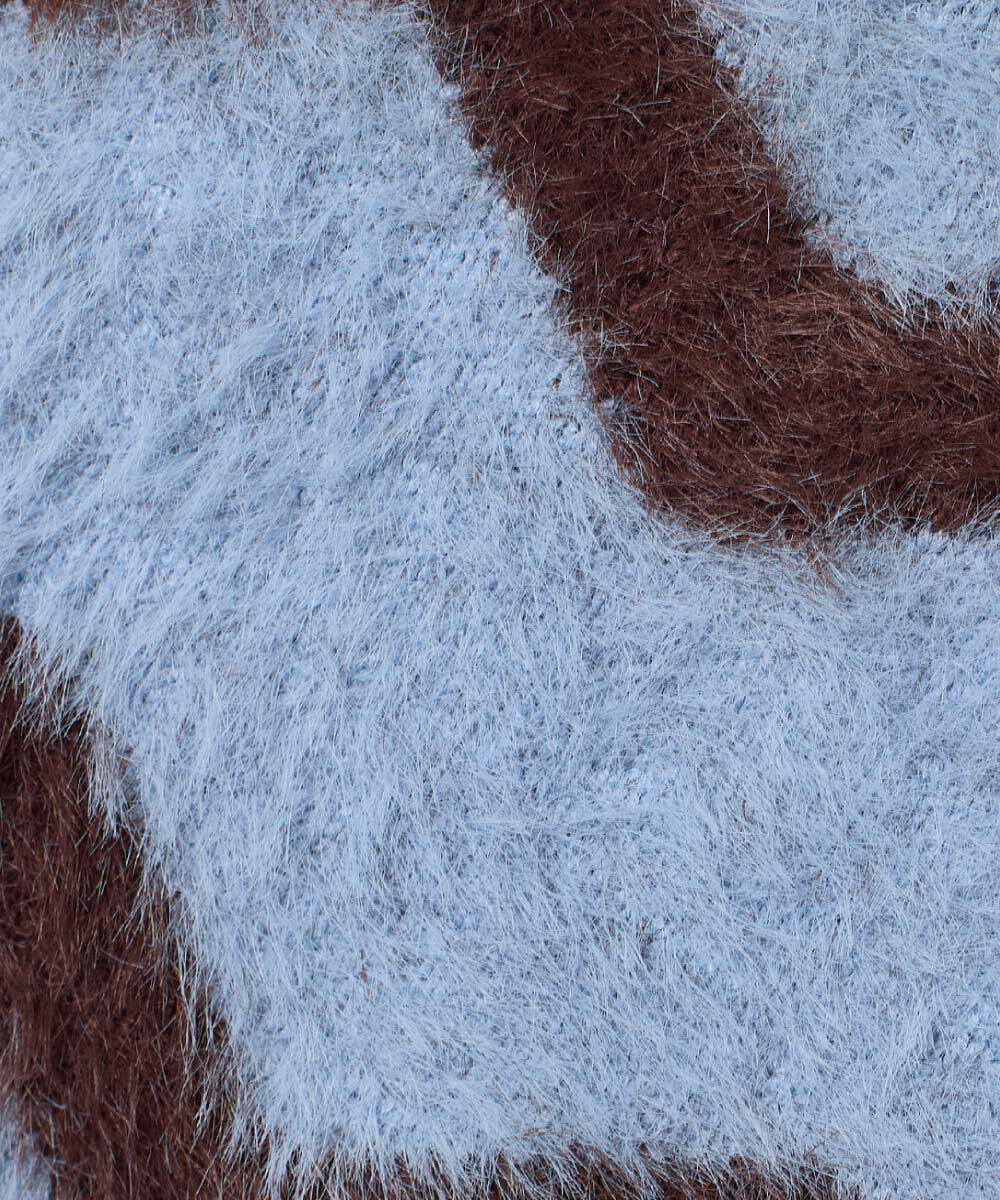 針織上衣 ESSENTIAL HAIRY ROUND KNIT WAVE