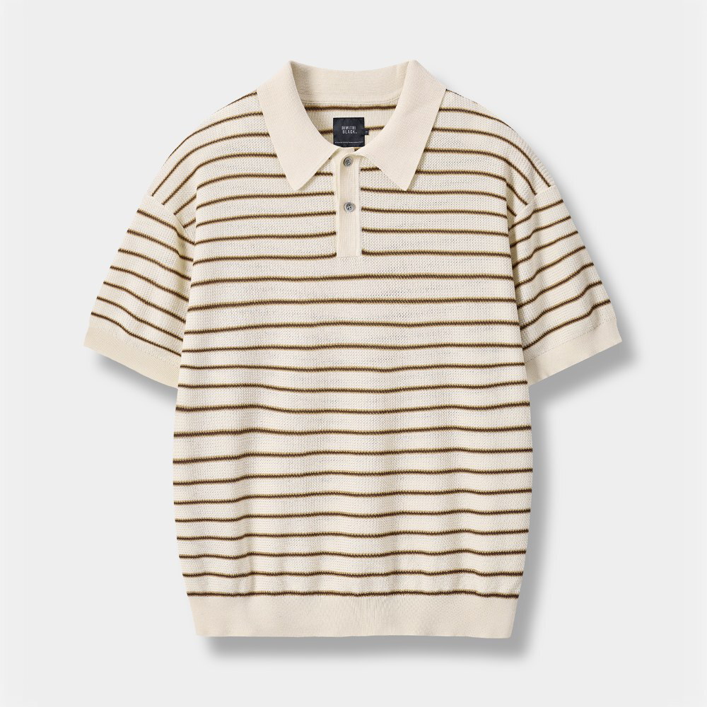 條紋針織衫 EVERYONE'S SUMMER WOOL HALF KNIT STRIPE