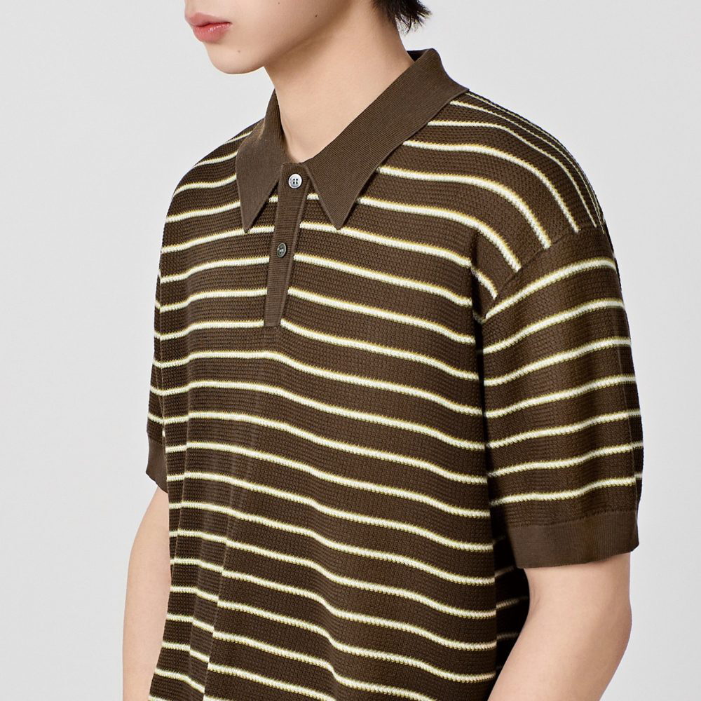 條紋針織衫 EVERYONE'S SUMMER WOOL HALF KNIT STRIPE