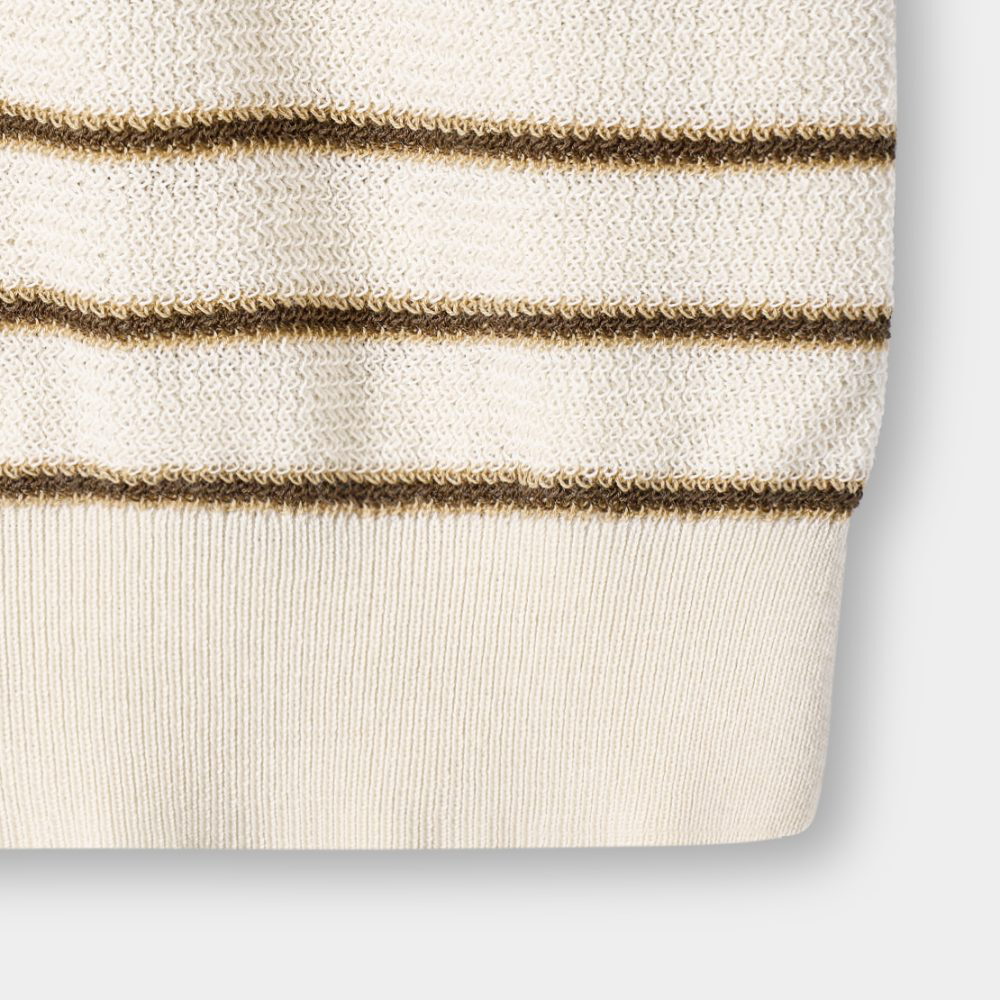 條紋針織衫 EVERYONE'S SUMMER WOOL HALF KNIT STRIPE