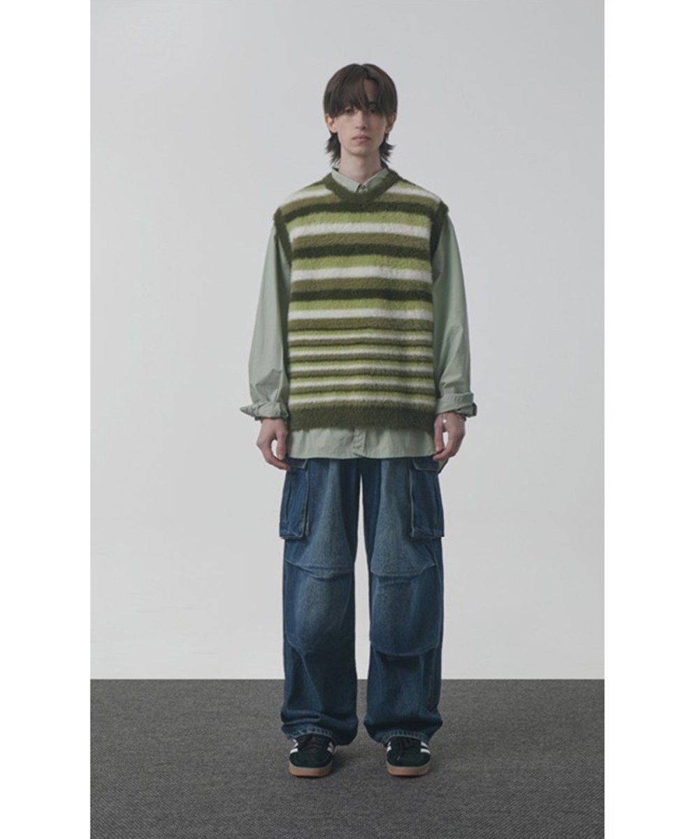 針織背心 CANVAS HAIRY KNIT VEST