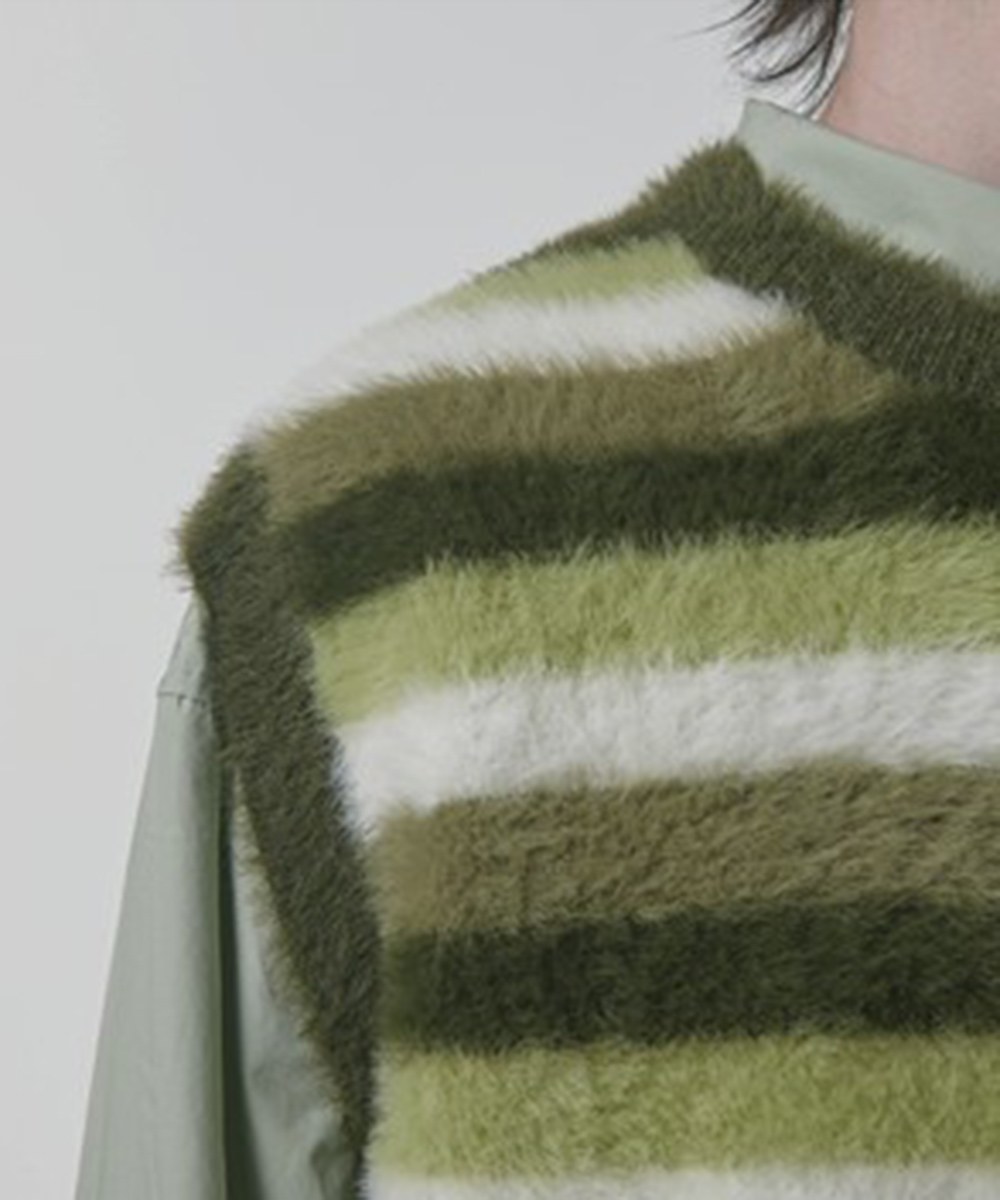 針織背心 CANVAS HAIRY KNIT VEST