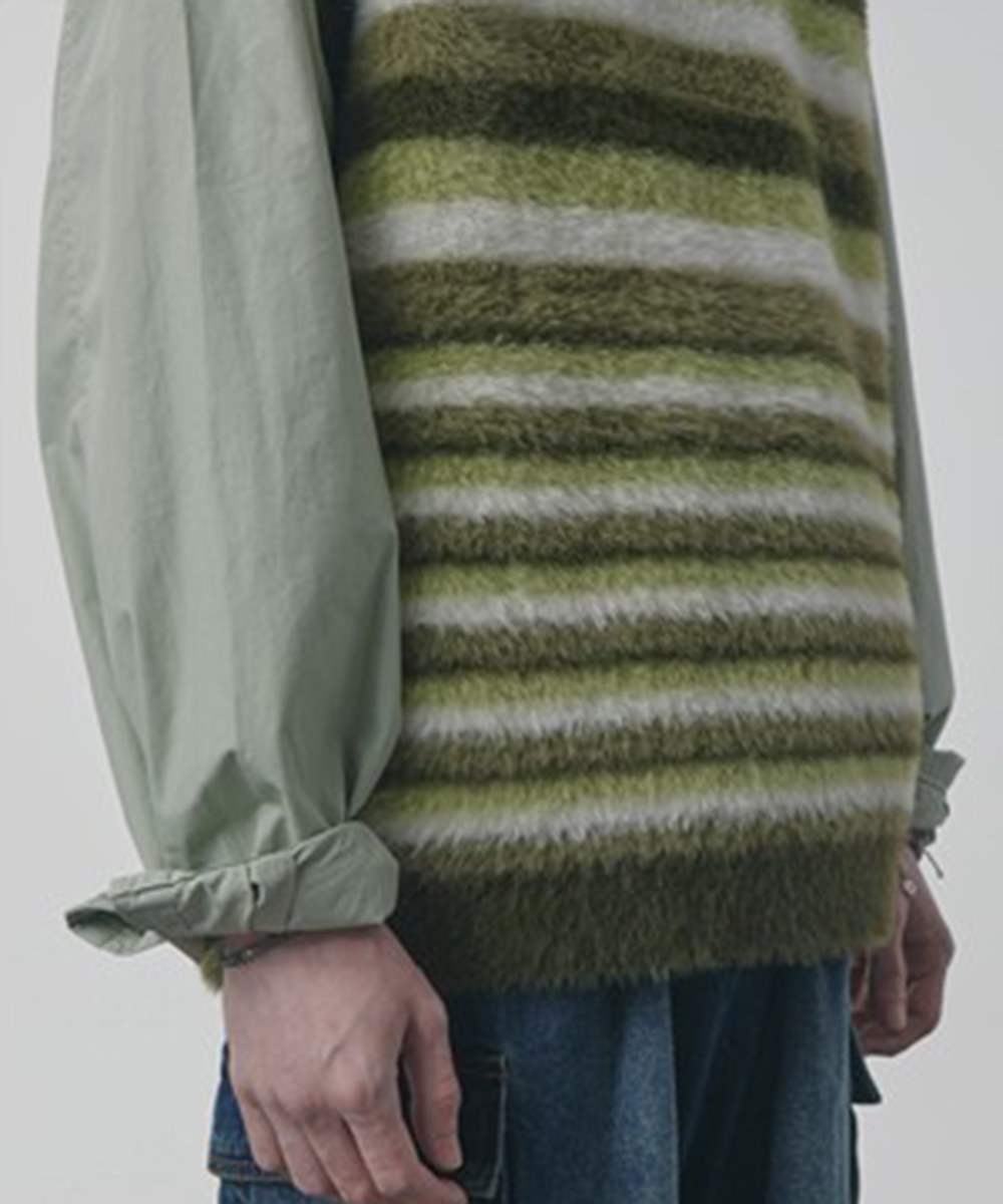 針織背心 CANVAS HAIRY KNIT VEST