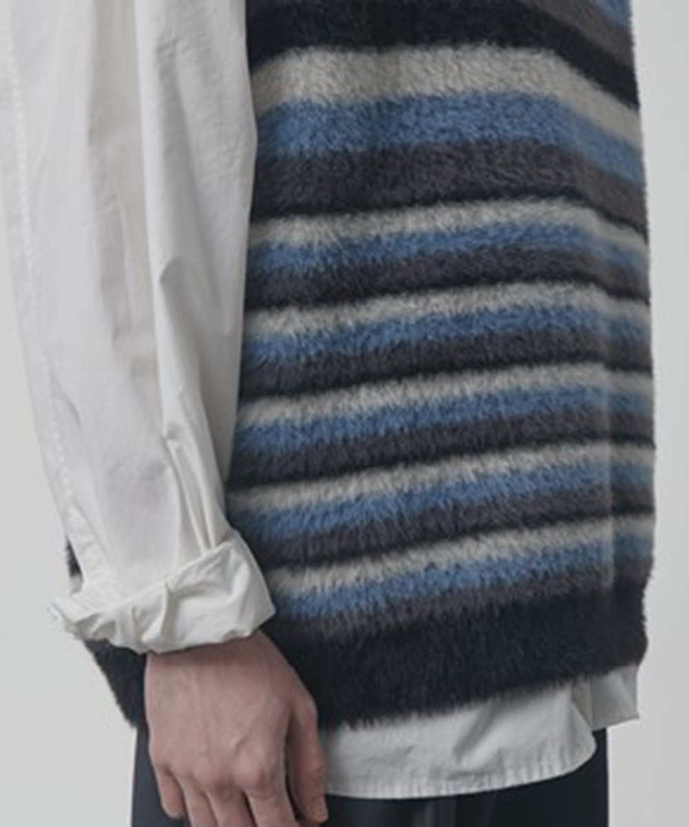 針織背心 CANVAS HAIRY KNIT VEST