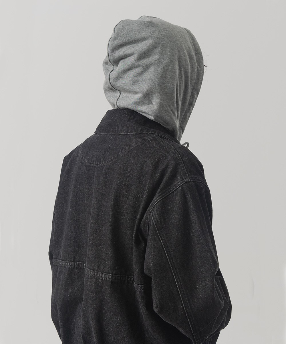 牛仔外套 2WAY CROP DENIM BLOUSON JACKET