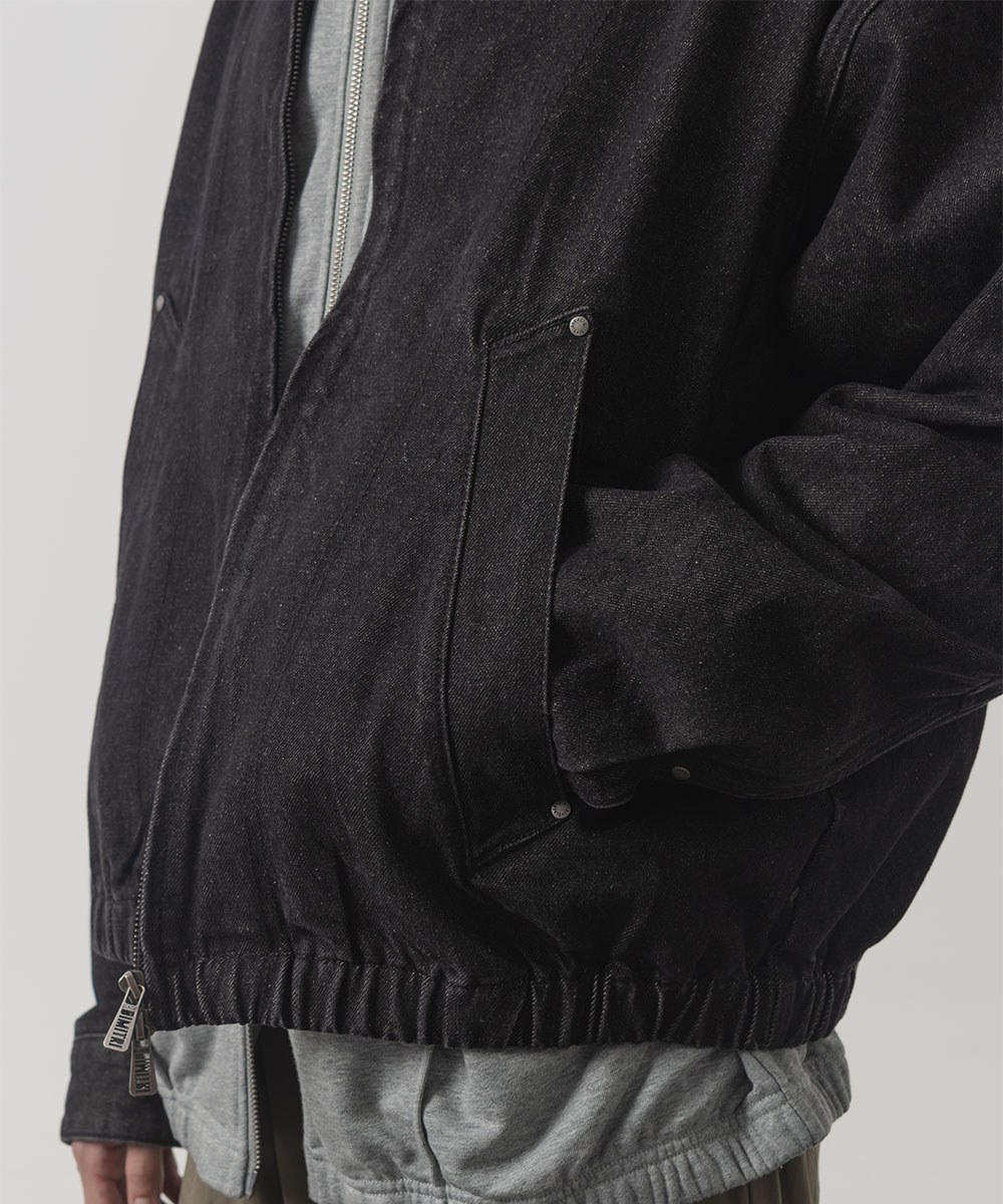 牛仔外套 2WAY CROP DENIM BLOUSON JACKET