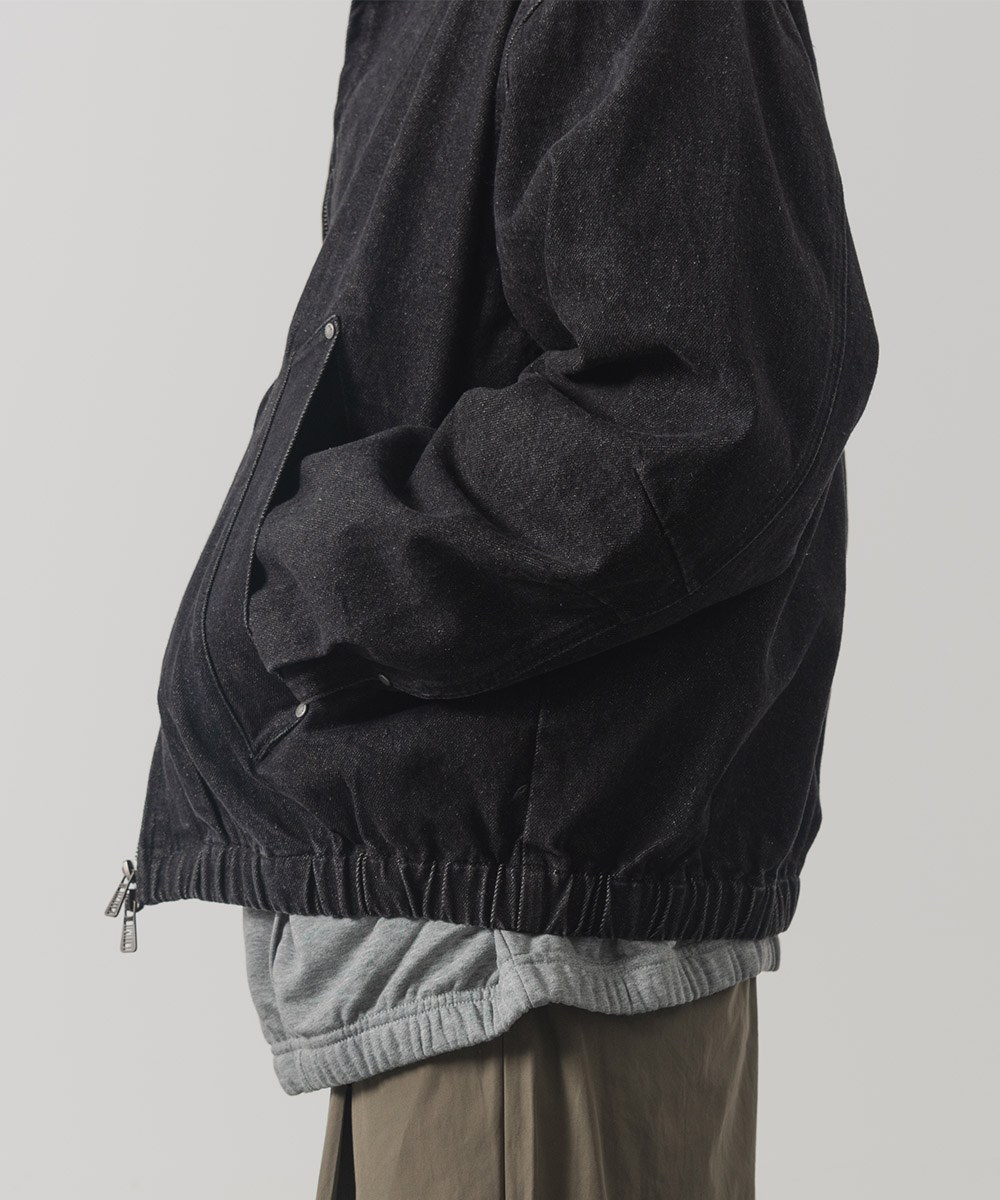 牛仔外套 2WAY CROP DENIM BLOUSON JACKET