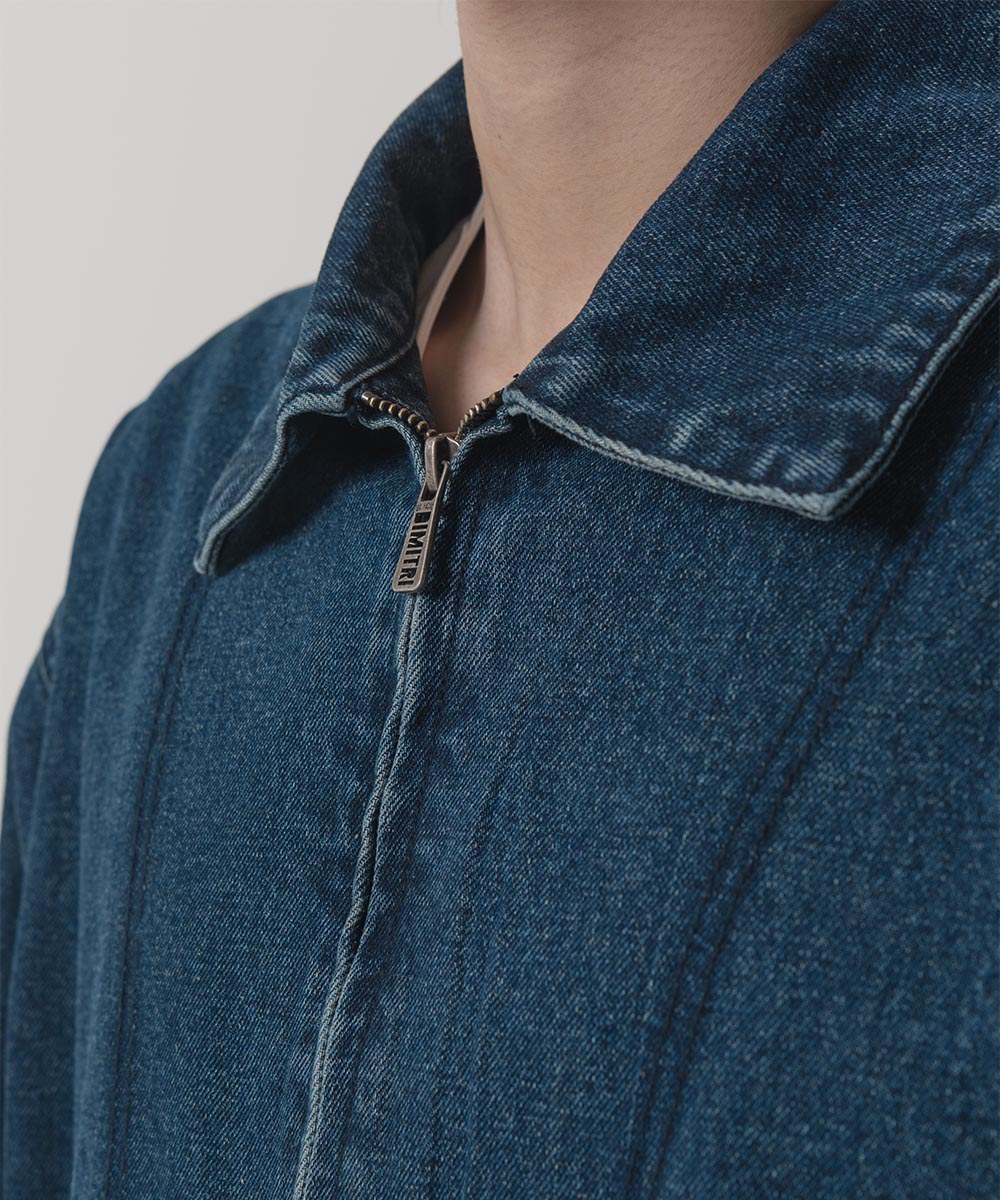 牛仔外套 2WAY CROP DENIM BLOUSON JACKET