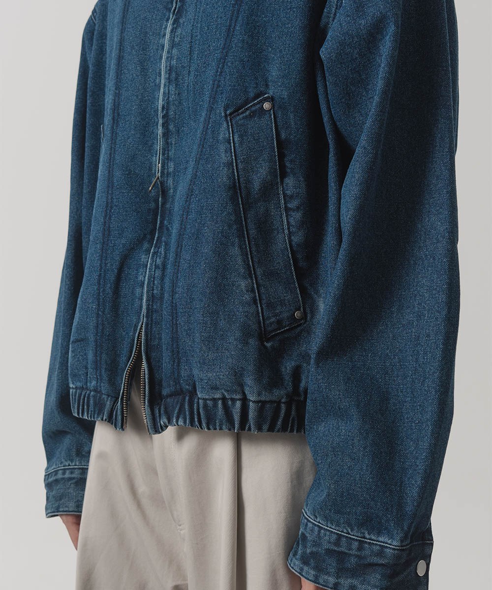 牛仔外套 2WAY CROP DENIM BLOUSON JACKET