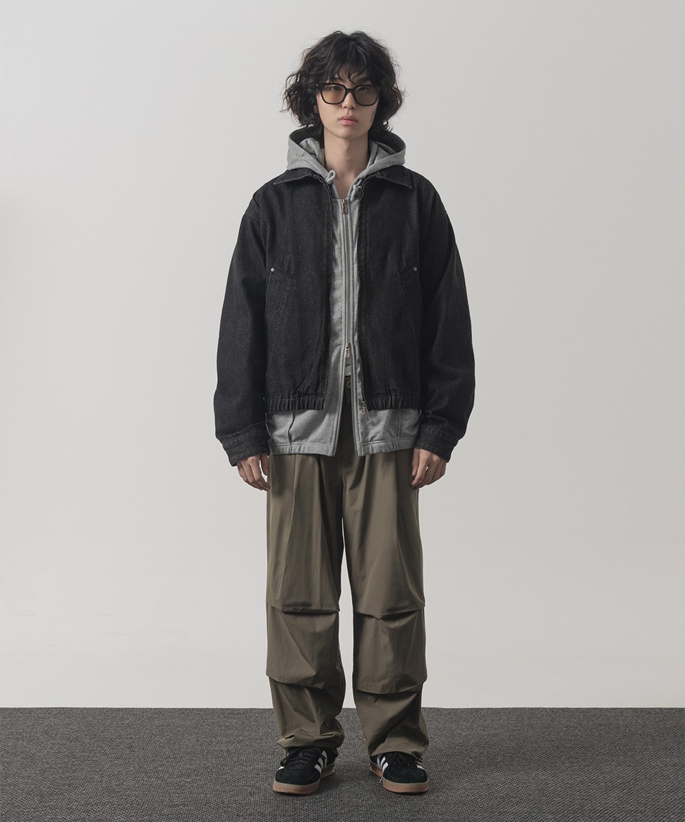 牛仔外套 2WAY CROP DENIM BLOUSON JACKET