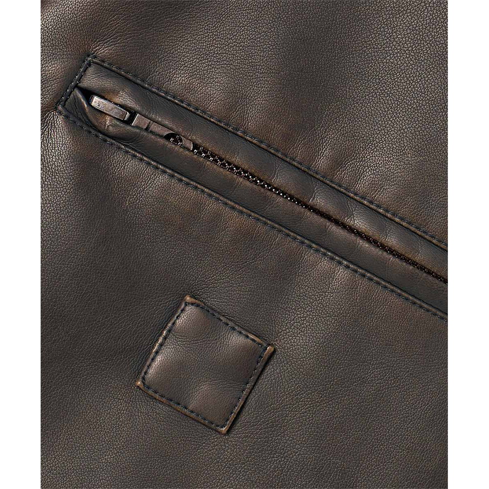 仿皮革工裝外套 FAUX LEATHER DETROIT WORK JACKET