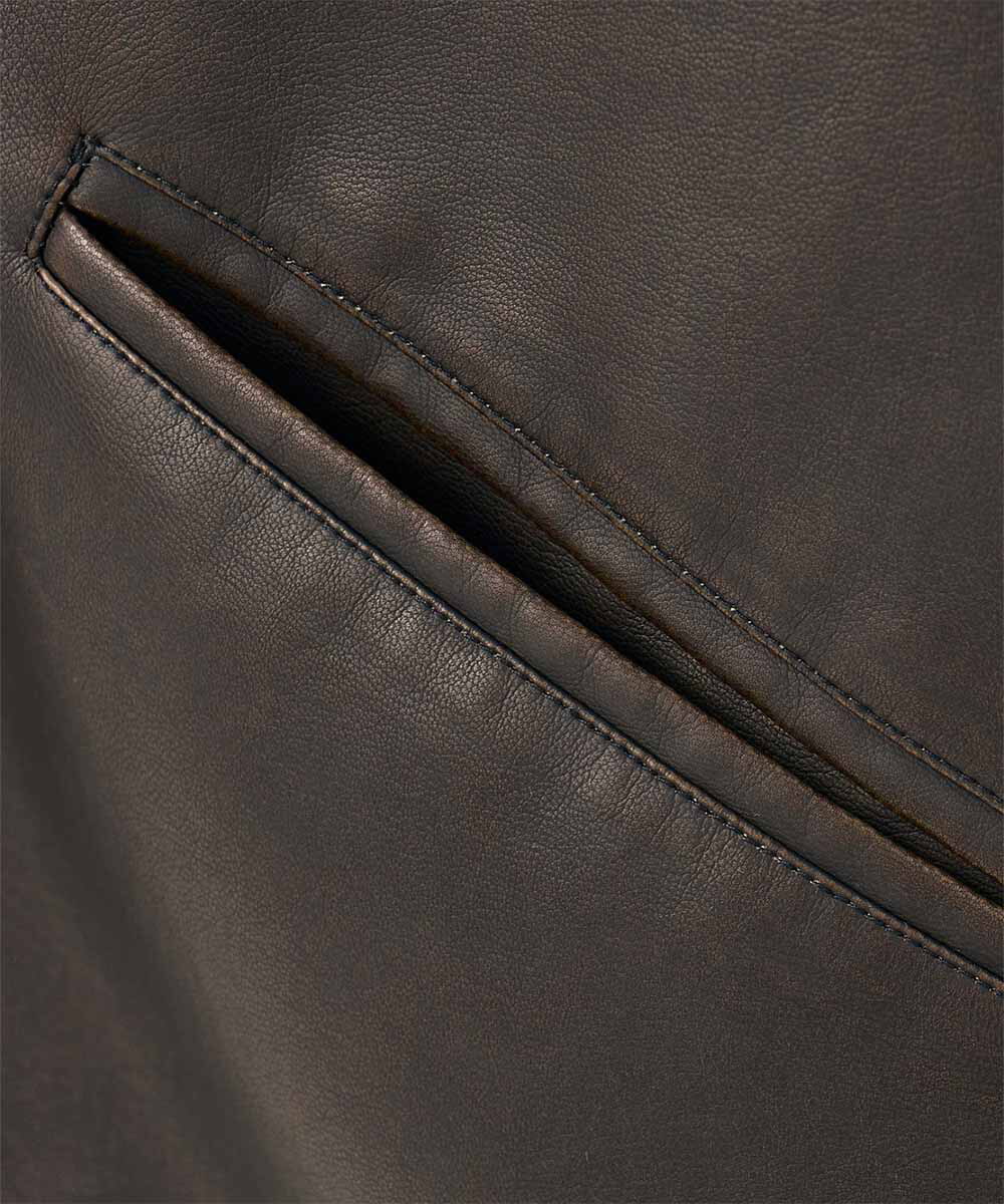 仿皮革工裝外套 FAUX LEATHER DETROIT WORK JACKET