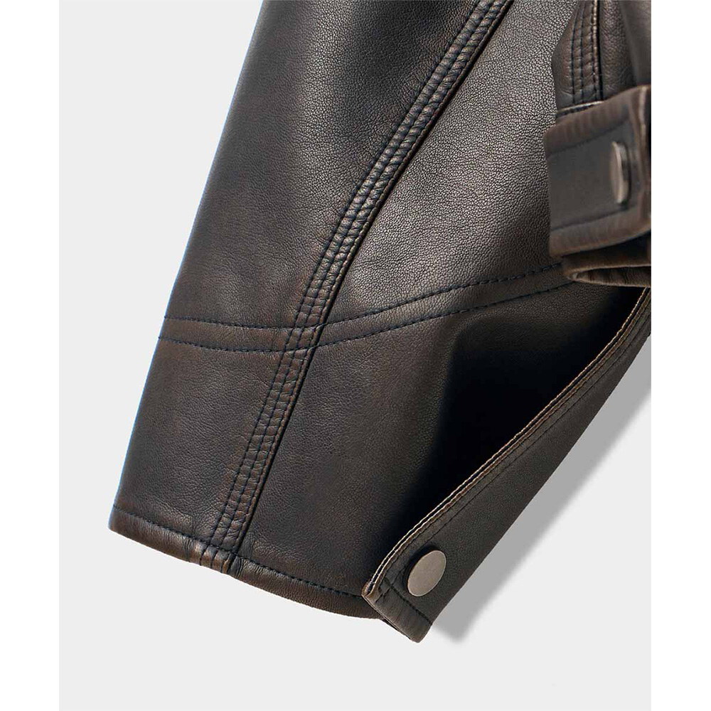 仿皮革工裝外套 FAUX LEATHER DETROIT WORK JACKET