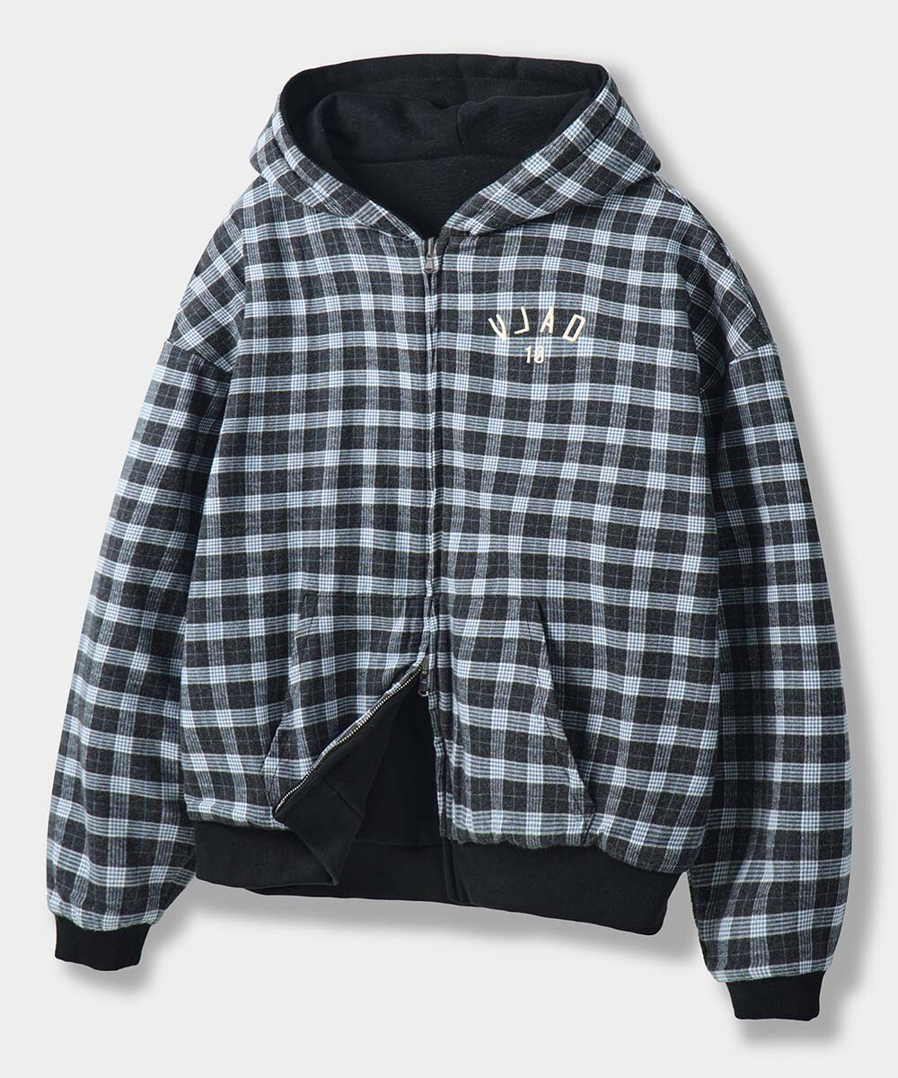 雙面連帽外套 VLAD REVERSIBLE LOGO HOODIE ZIP-UP_BLACK