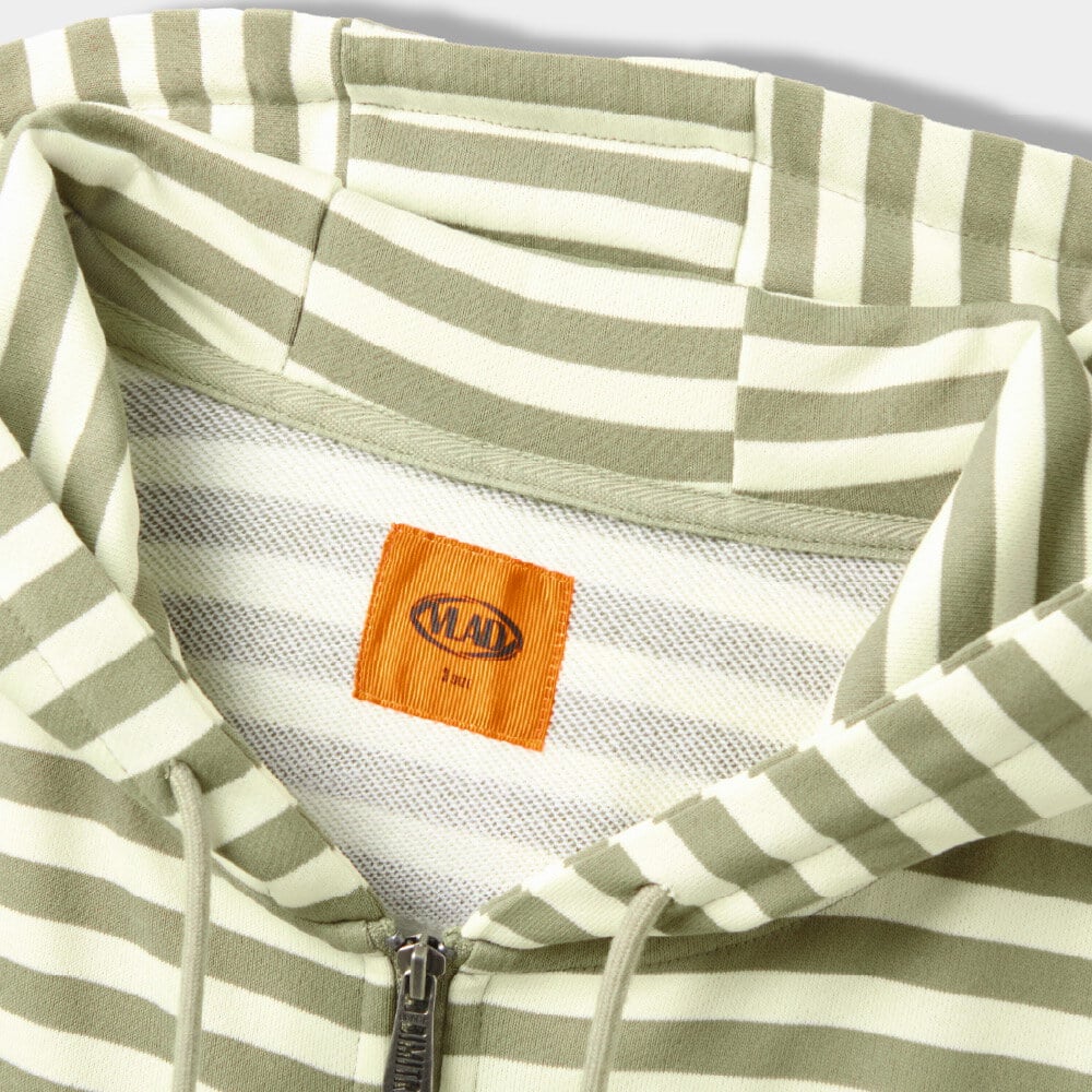 條紋連帽外套 VLAD STRIPE LOGO HOODED ZIP UP